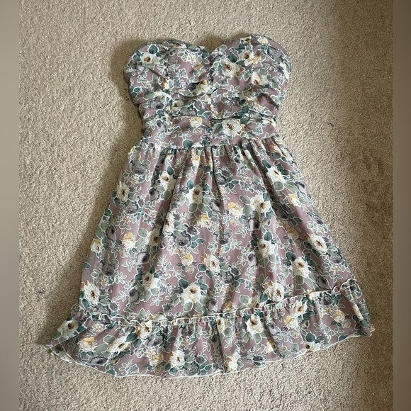American Rag Floral Mini Dress Size Small - Picture 2 of 6